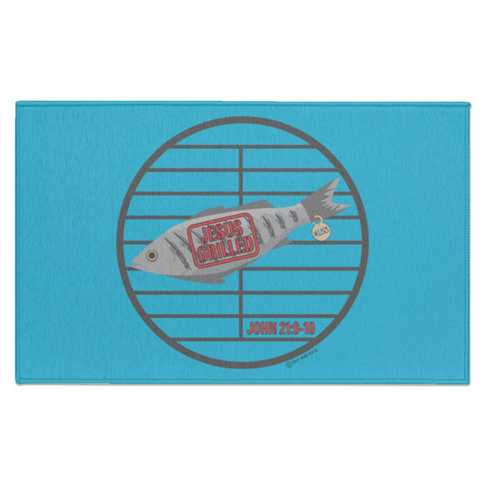 153 Fish - Indoor Doormat - Jesus Surfed Apparel Co.