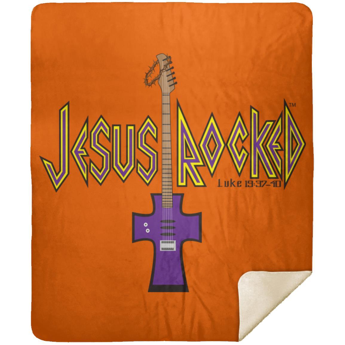 Cross Guitar - Premium Mink Sherpa Blanket 50x60
