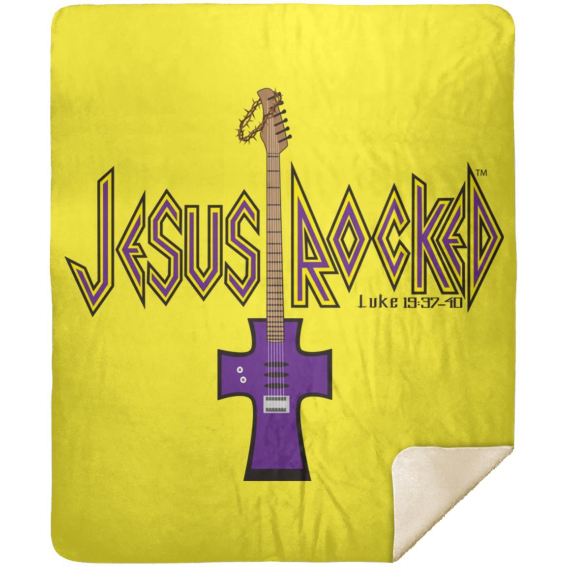 Cross Guitar - Premium Mink Sherpa Blanket 50x60