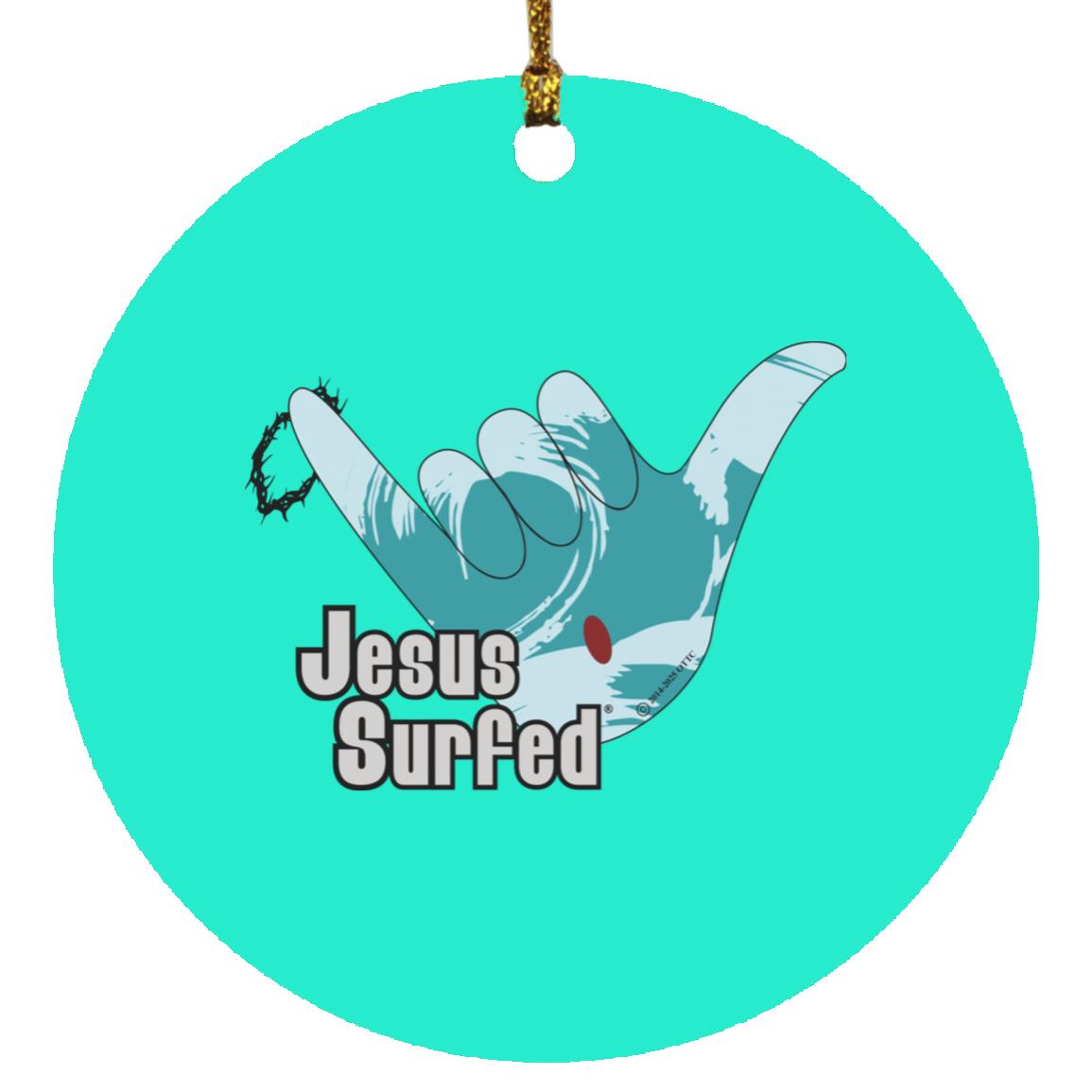 Aloha Spirit - Circle Ornament - Jesus Surfed Apparel Co.