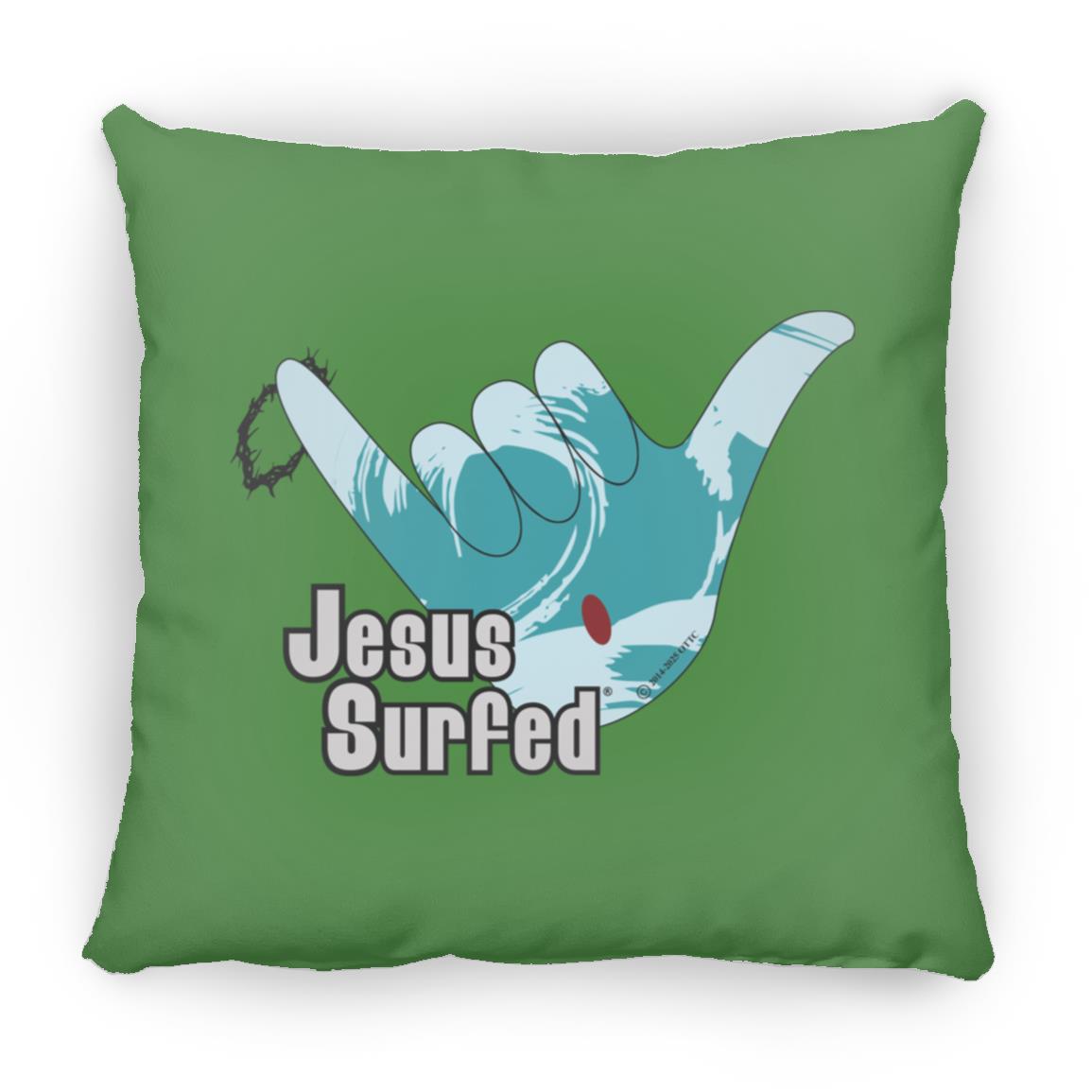 Aloha Spirit - Large Square Pillow - Jesus Surfed Apparel Co.