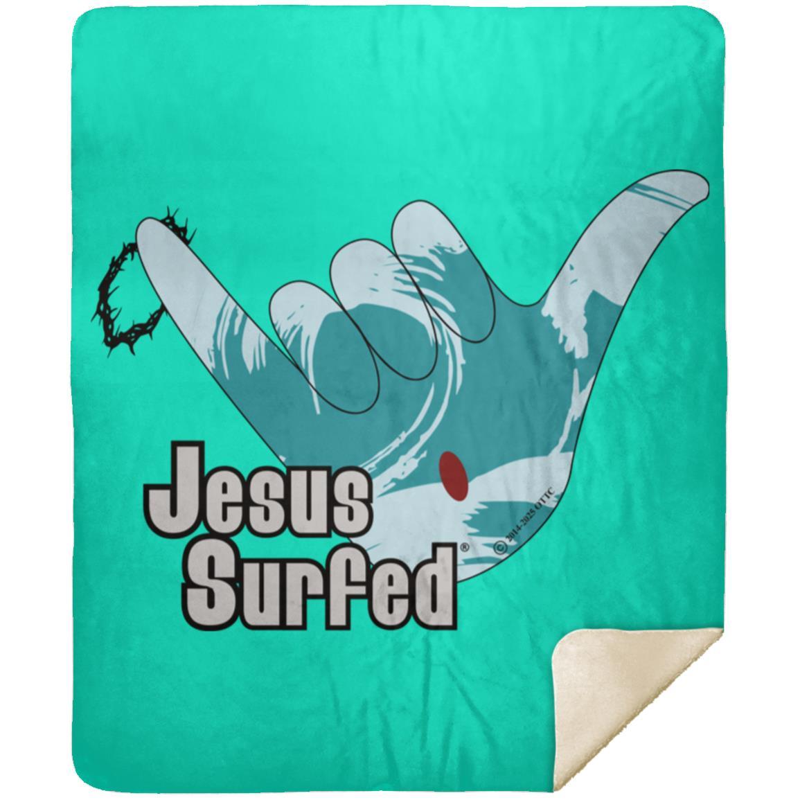 Aloha Spirit - Premium Mink Sherpa Blanket 50x60 - Jesus Surfed Apparel Co.