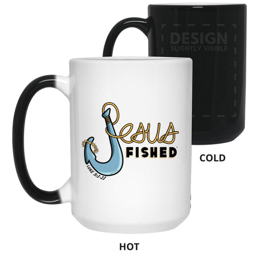 Big Hook - 15oz Color Changing Mug - Jesus Surfed Apparel Co.
