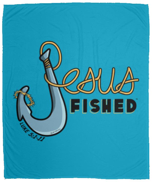 Big Hook - Cozy Plush Fleece Blanket - 50x60 - Jesus Surfed Apparel Co.