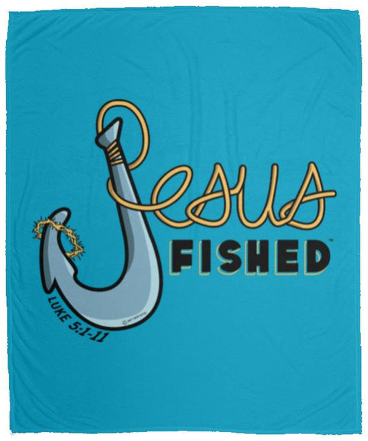 Big Hook - Cozy Plush Fleece Blanket - 50x60 - Jesus Surfed Apparel Co.