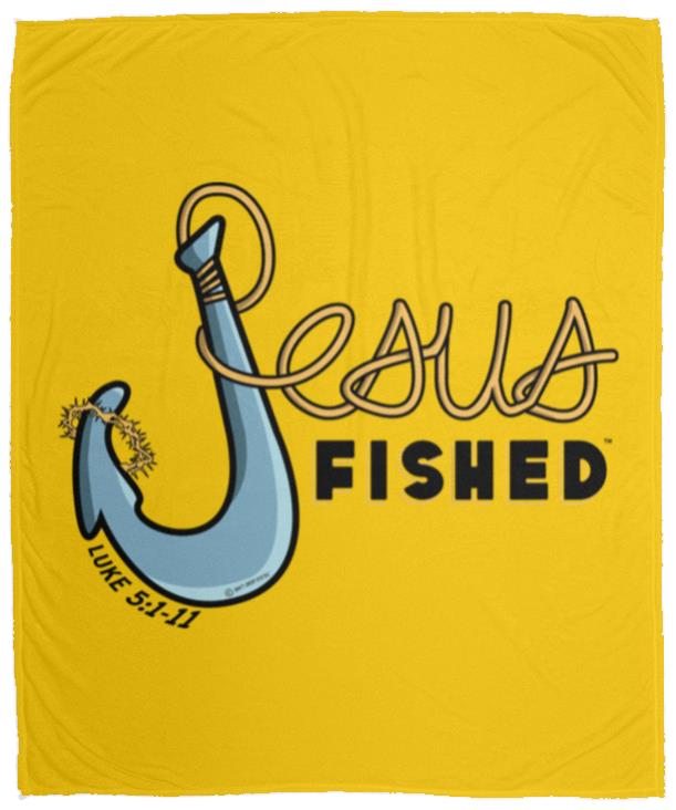 Big Hook - Cozy Plush Fleece Blanket - 50x60 - Jesus Surfed Apparel Co.