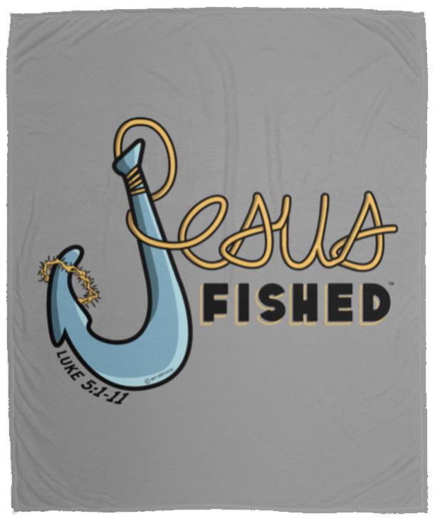 Big Hook - Cozy Plush Fleece Blanket - 50x60 - Jesus Surfed Apparel Co.