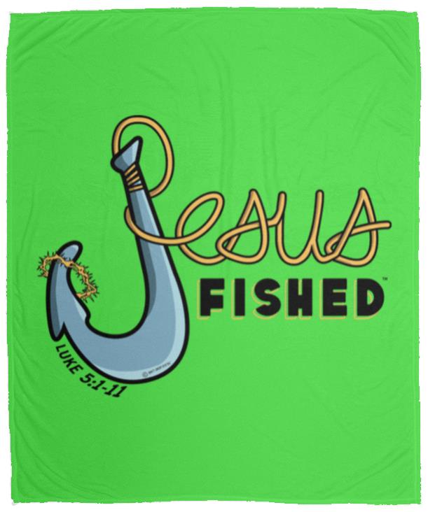 Big Hook - Cozy Plush Fleece Blanket - 50x60 - Jesus Surfed Apparel Co.