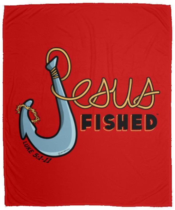 Big Hook - Cozy Plush Fleece Blanket - 50x60 - Jesus Surfed Apparel Co.