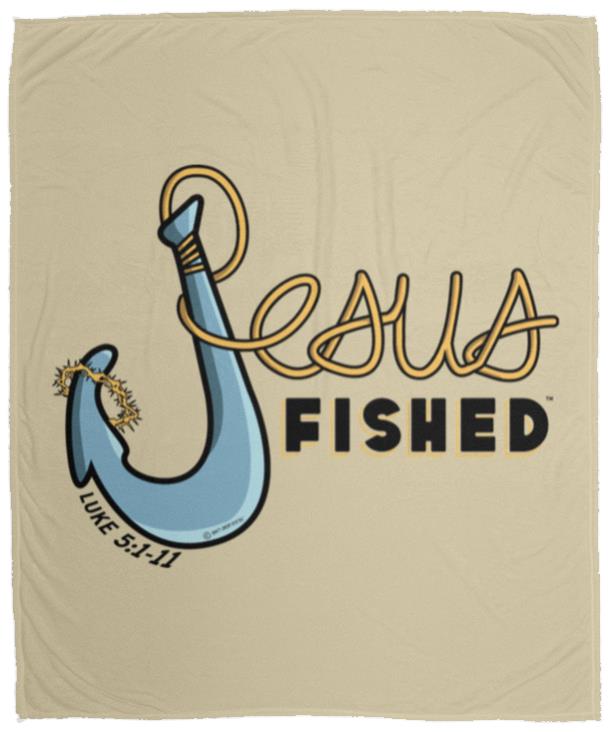 Big Hook - Cozy Plush Fleece Blanket - 50x60 - Jesus Surfed Apparel Co.