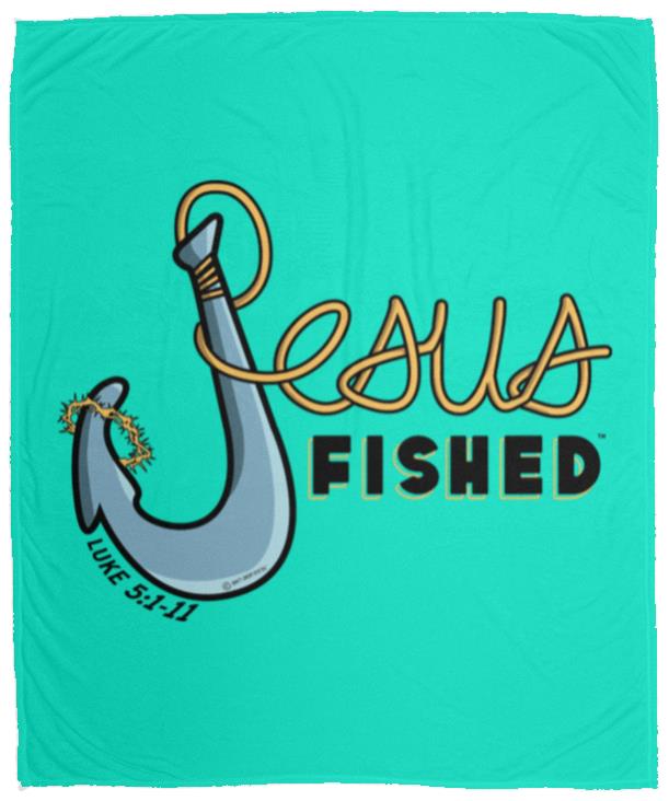 Big Hook - Cozy Plush Fleece Blanket - 50x60 - Jesus Surfed Apparel Co.