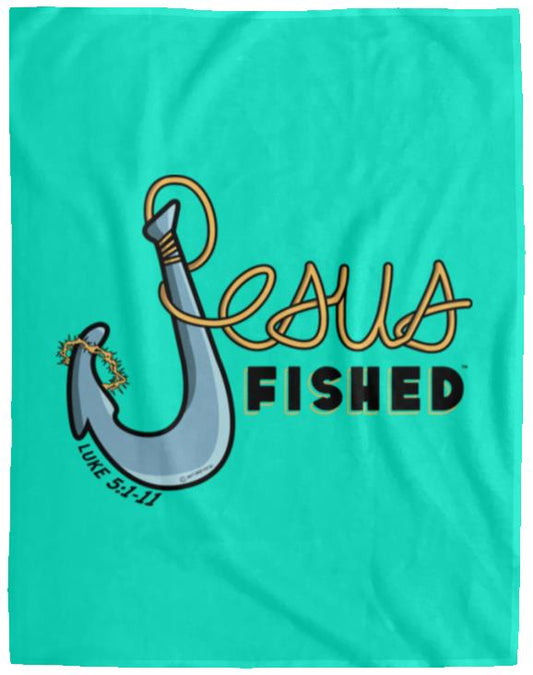 Big Hook - Cozy Plush Fleece Blanket - 60x80 - Jesus Surfed Apparel Co.