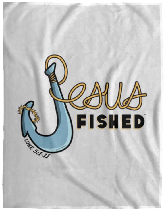 Big Hook - Cozy Plush Fleece Blanket - 60x80 - Jesus Surfed Apparel Co.