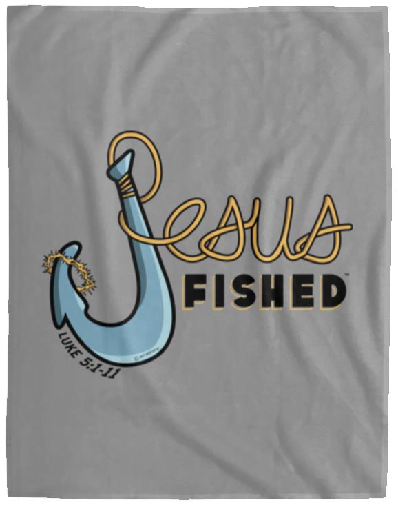 Big Hook - Cozy Plush Fleece Blanket - 60x80 - Jesus Surfed Apparel Co.