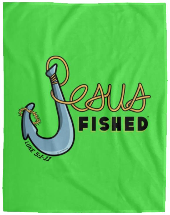 Big Hook - Cozy Plush Fleece Blanket - 60x80 - Jesus Surfed Apparel Co.