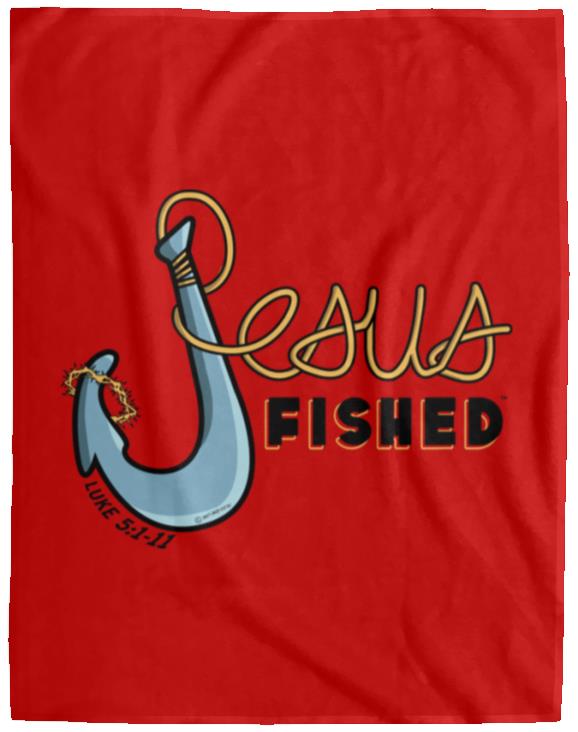 Big Hook - Cozy Plush Fleece Blanket - 60x80 - Jesus Surfed Apparel Co.