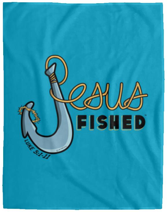 Big Hook - Cozy Plush Fleece Blanket - 60x80 - Jesus Surfed Apparel Co.