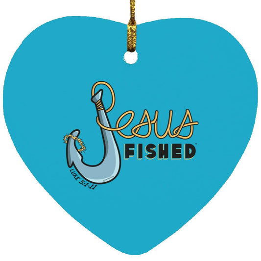 Big Hook - Heart Ornament - Jesus Surfed Apparel Co.