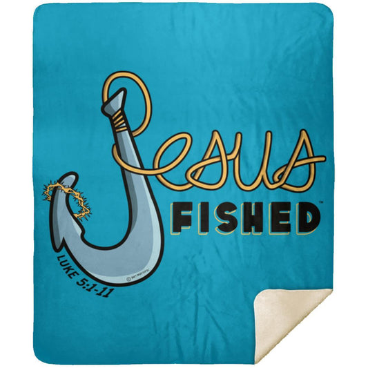 Big Hook - Premium Mink Sherpa Blanket 50x60 - Jesus Surfed Apparel Co.