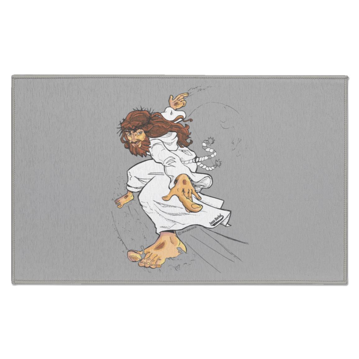 Big Jesus - Indoor Doormat - Jesus Surfed Apparel Co.