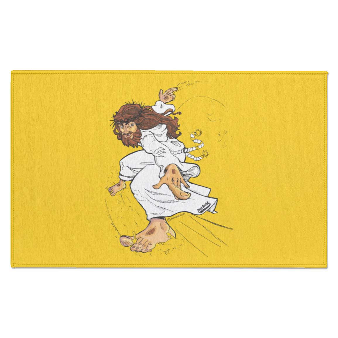Big Jesus - Indoor Doormat - Jesus Surfed Apparel Co.