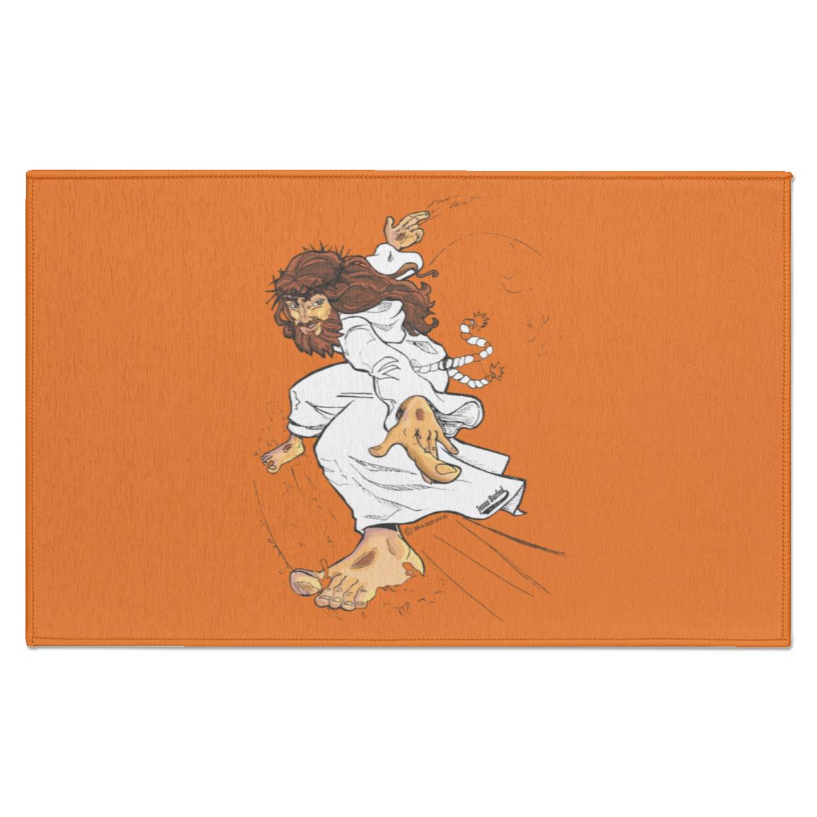 Big Jesus - Indoor Doormat - Jesus Surfed Apparel Co.