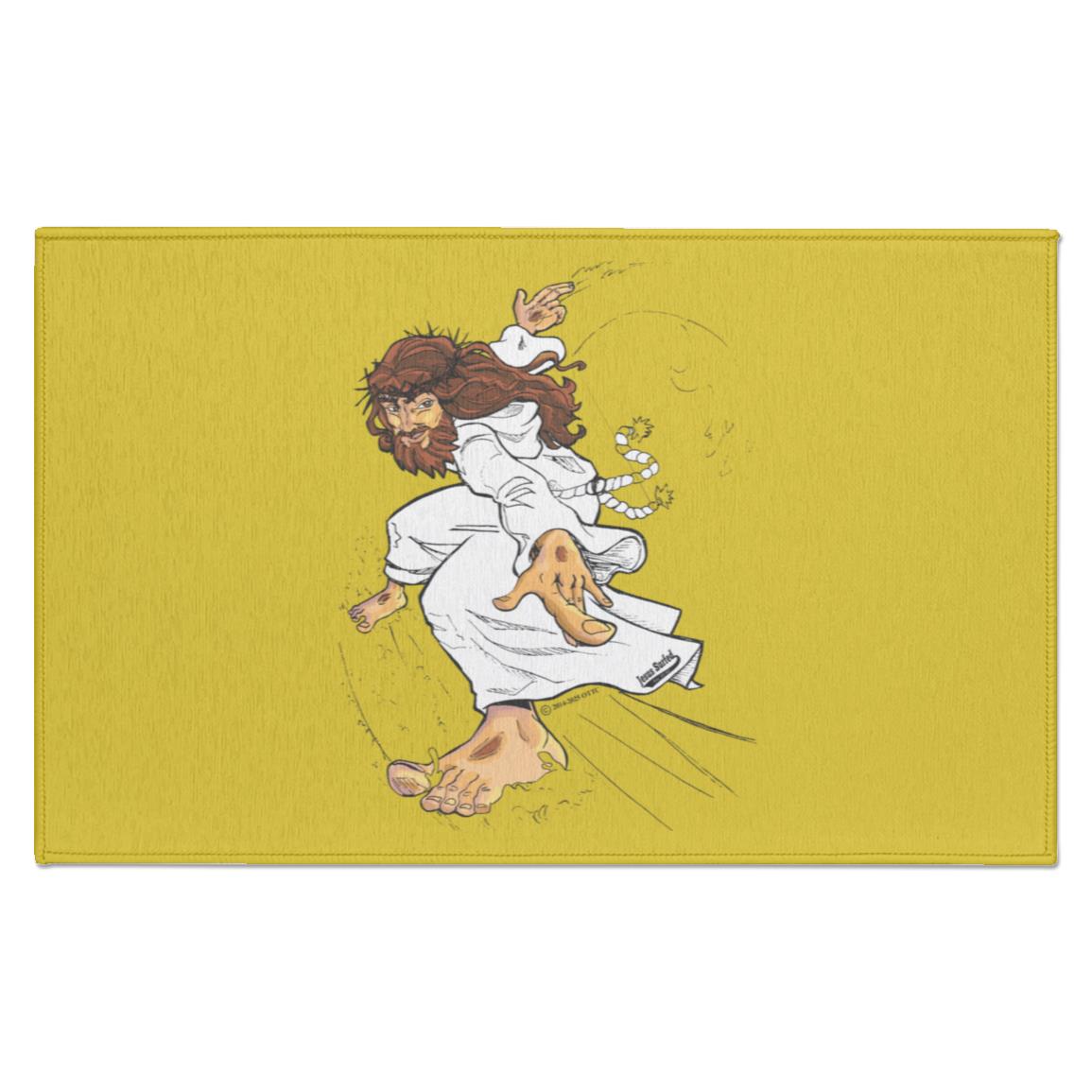 Big Jesus - Indoor Doormat - Jesus Surfed Apparel Co.