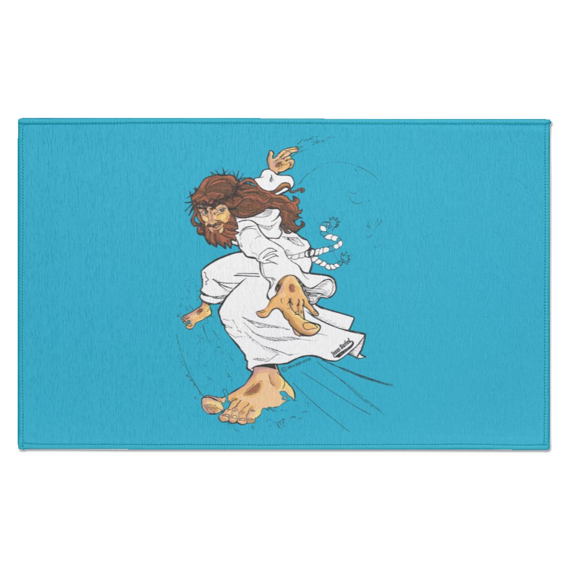 Big Jesus - Indoor Doormat - Jesus Surfed Apparel Co.