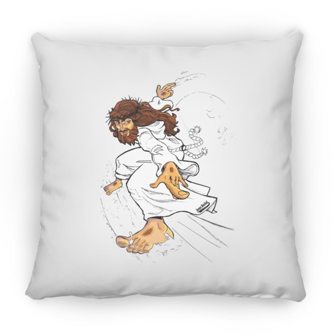 Big Jesus - Large Square Pillow - Jesus Surfed Apparel Co.