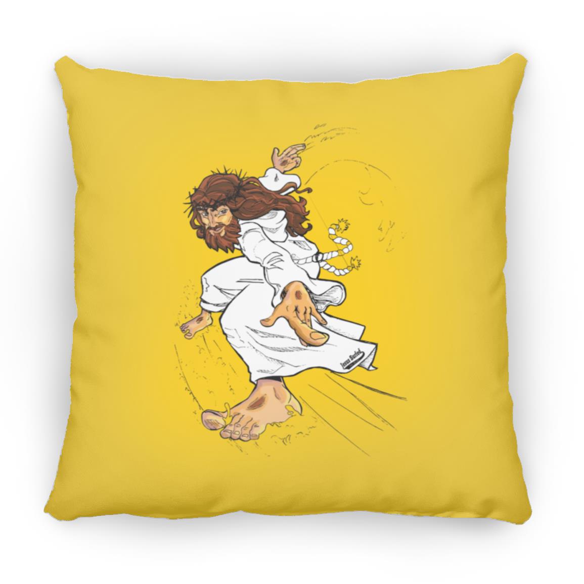 Big Jesus - Large Square Pillow - Jesus Surfed Apparel Co.