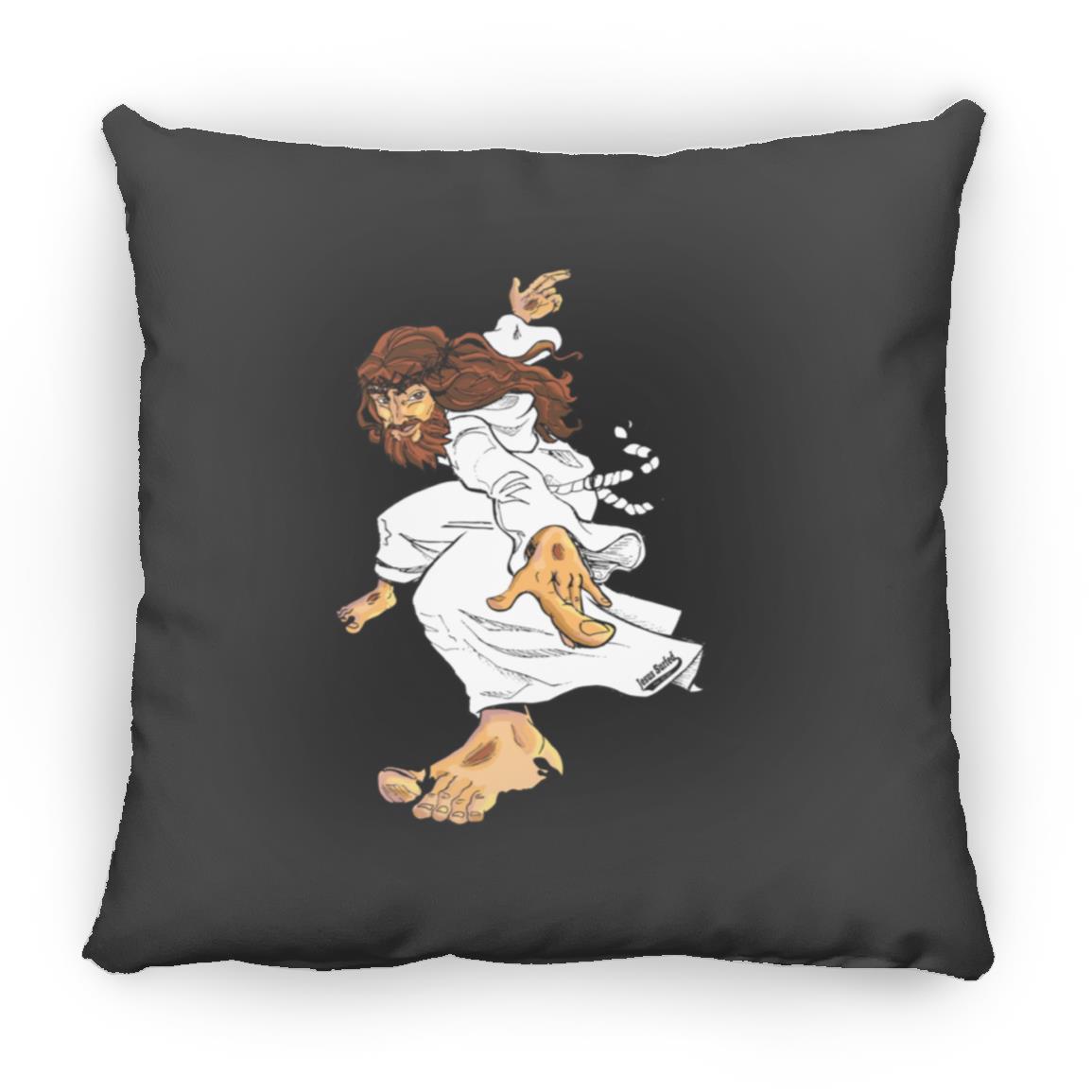 Big Jesus - Large Square Pillow - Jesus Surfed Apparel Co.