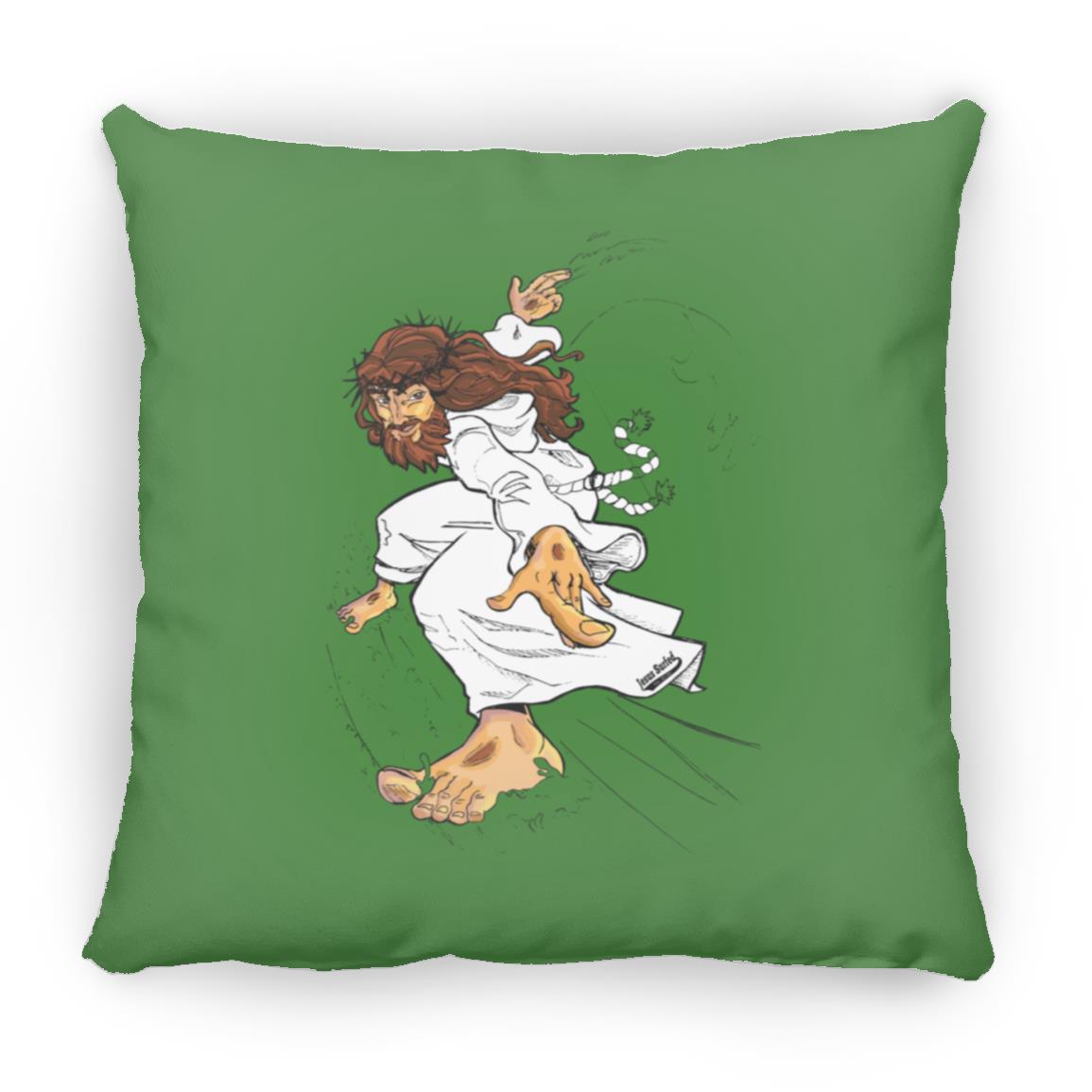 Big Jesus - Large Square Pillow - Jesus Surfed Apparel Co.