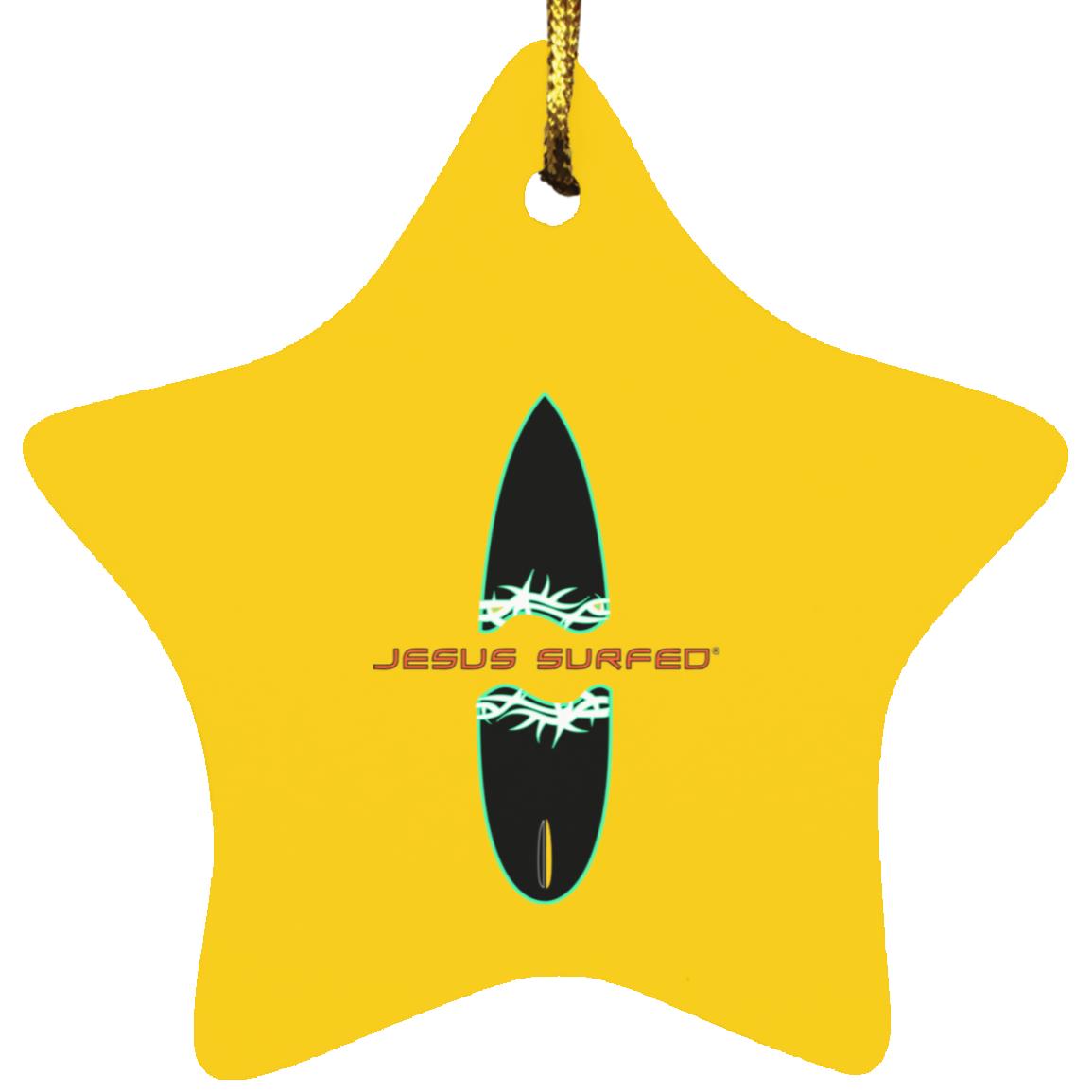 Broken Board - Star Ornament - Jesus Surfed Apparel Co.