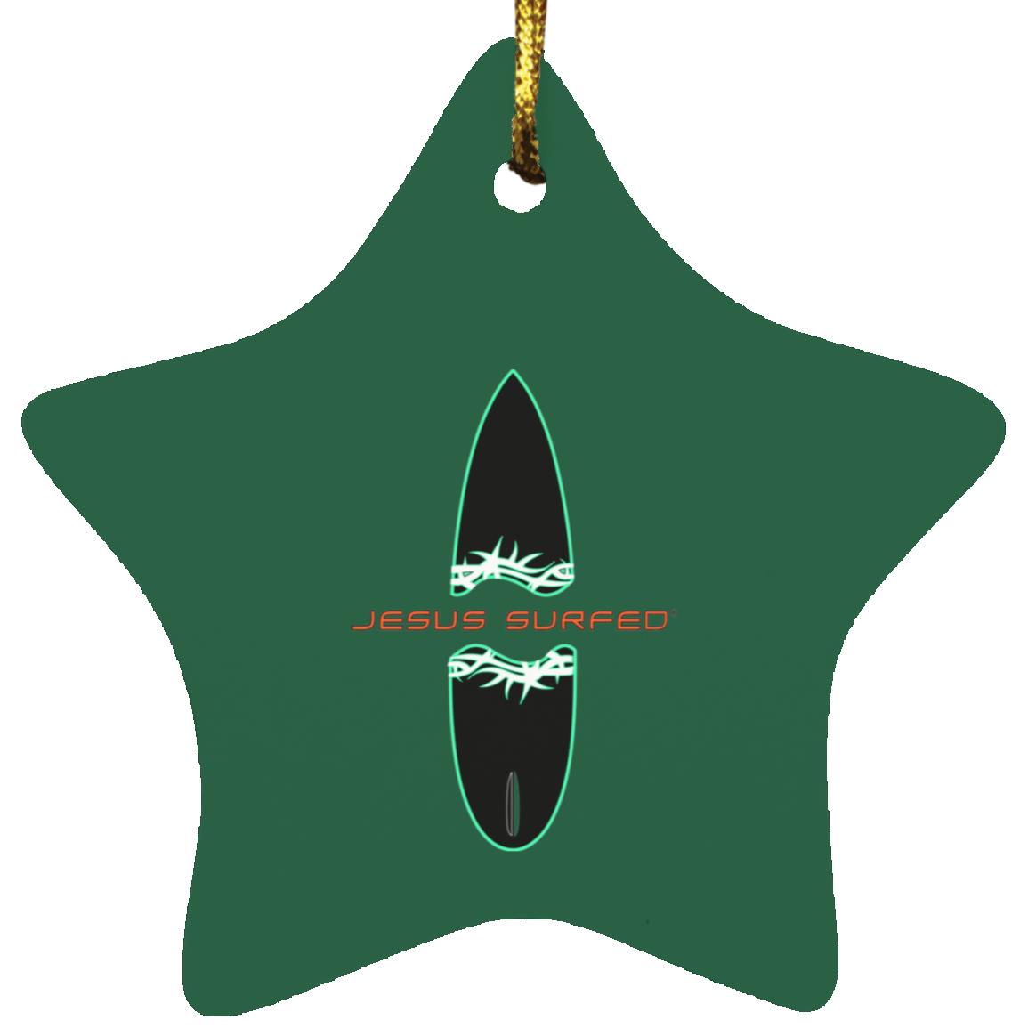 Broken Board - Star Ornament - Jesus Surfed Apparel Co.