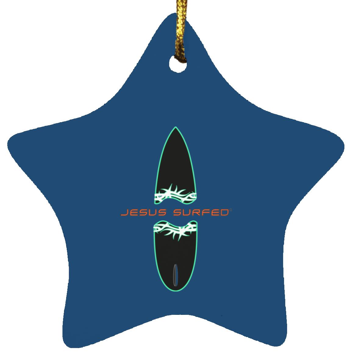 Broken Board - Star Ornament - Jesus Surfed Apparel Co.