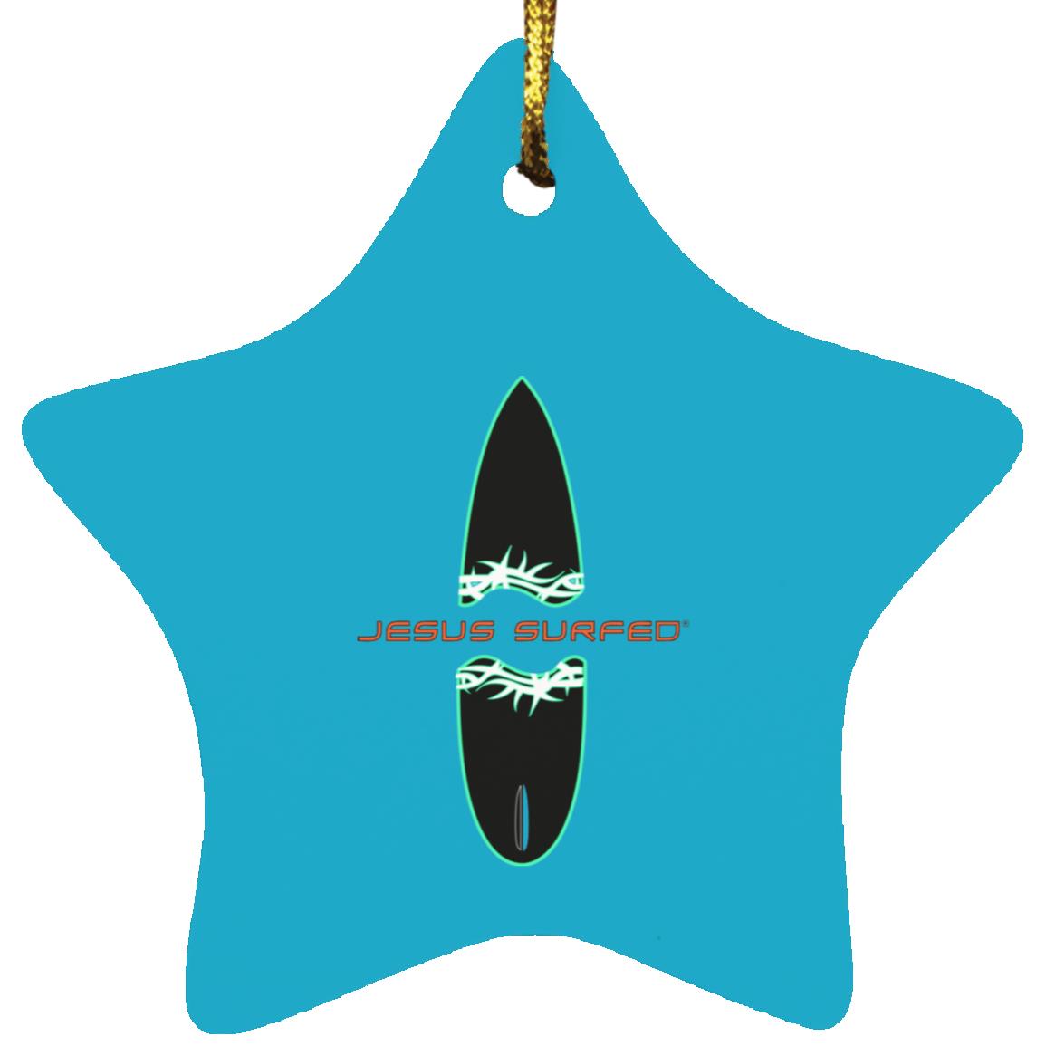 Broken Board - Star Ornament - Jesus Surfed Apparel Co.