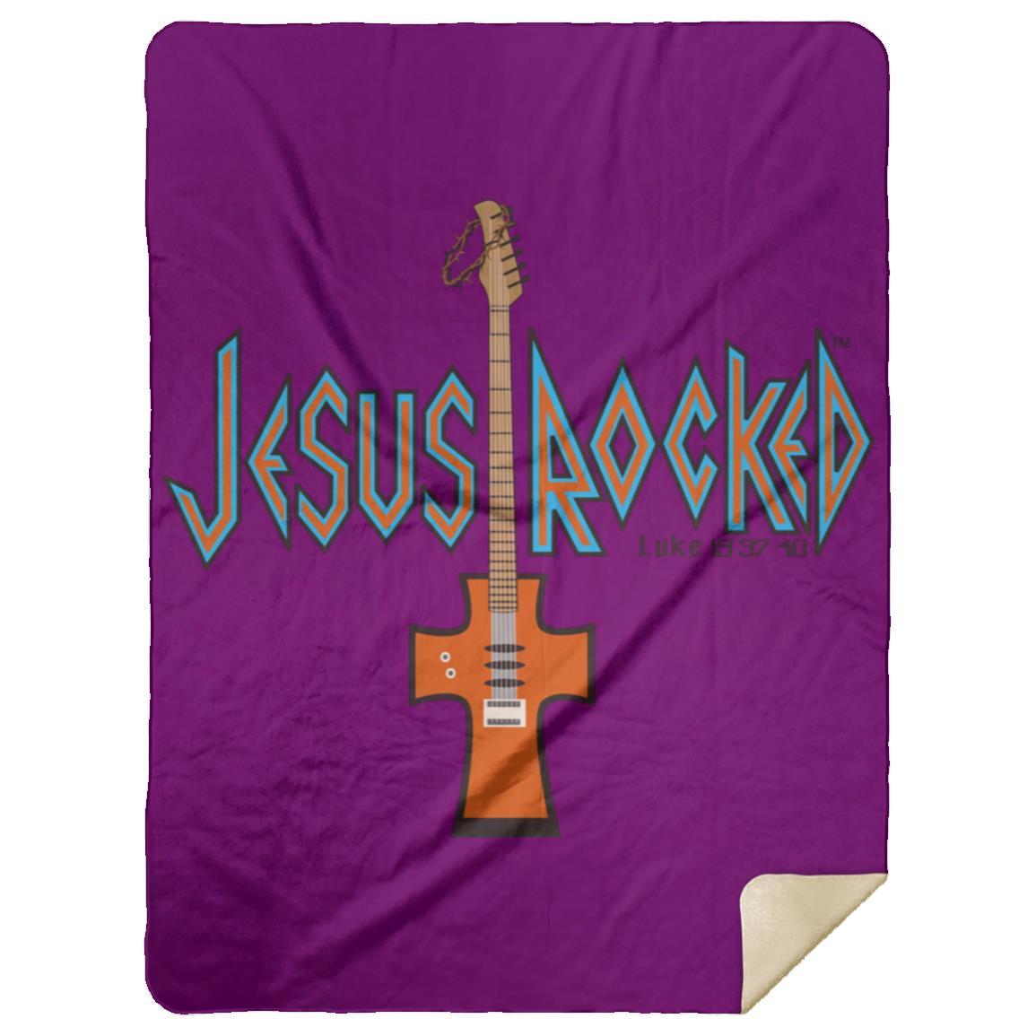 Cross Guitar Premium Mink Sherpa Blanket 60x80