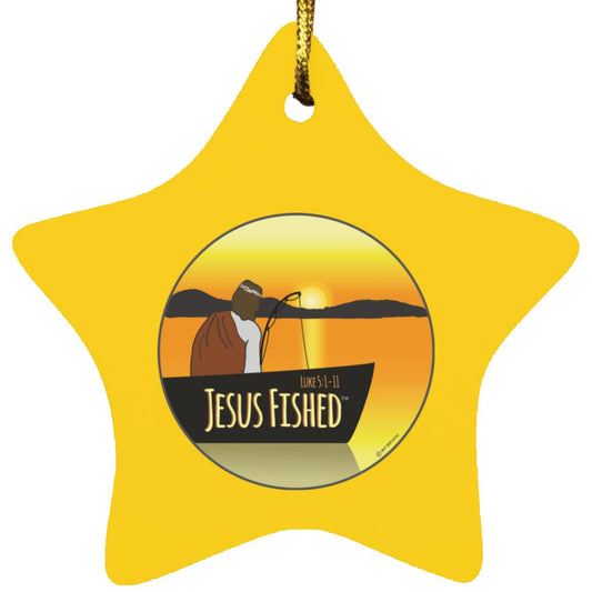 Cast the Line - Star Ornament - Jesus Surfed Apparel Co.