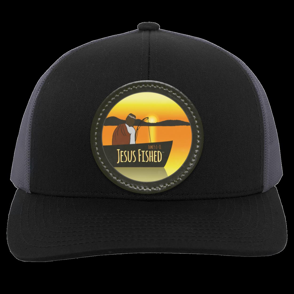 Cast the Line - Trucker Snap Back - Circle Patch - Jesus Surfed Apparel Co.