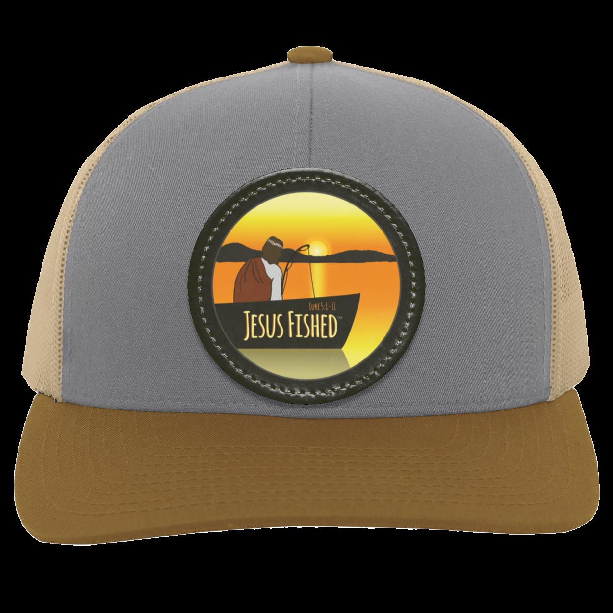 Cast the Line - Trucker Snap Back - Circle Patch - Jesus Surfed Apparel Co.