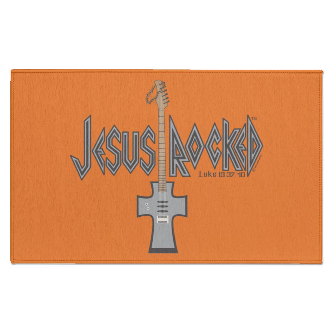 Cross Guitar - Indoor Doormat - Jesus Surfed Apparel Co.