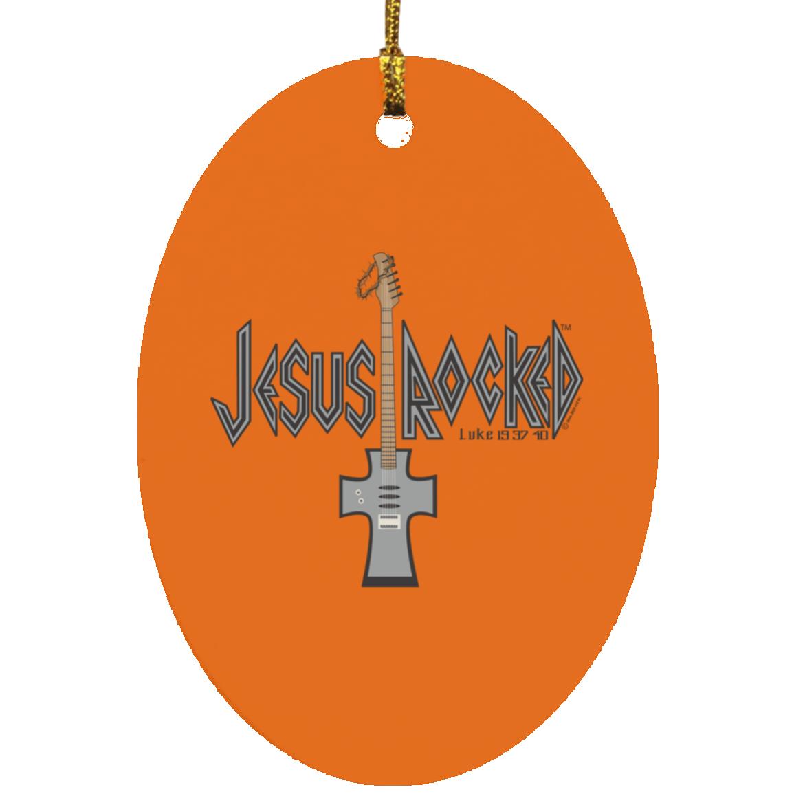 Cross Guitar - Oval Ornament - Jesus Surfed Apparel Co.