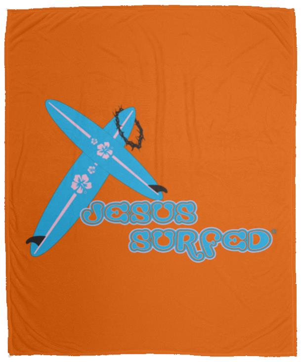 Crossboards - Cozy Plush Fleece Blanket - 50x60 - Jesus Surfed Apparel Co.
