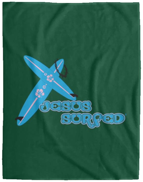 Crossboards - Cozy Plush Fleece Blanket - 60x80 - Jesus Surfed Apparel Co.