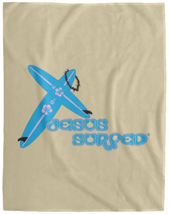 Crossboards - Cozy Plush Fleece Blanket - 60x80 - Jesus Surfed Apparel Co.