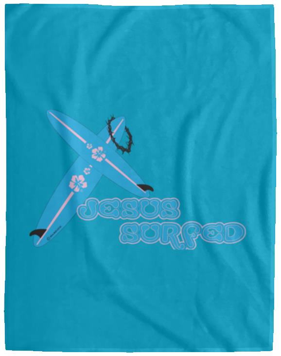 Crossboards - Cozy Plush Fleece Blanket - 60x80 - Jesus Surfed Apparel Co.