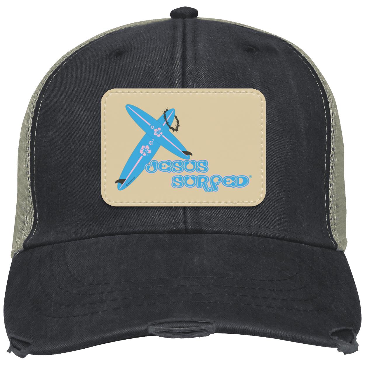 Crossboards - Distressed Ollie Cap - Rectangle Patch - Jesus Surfed Apparel Co.