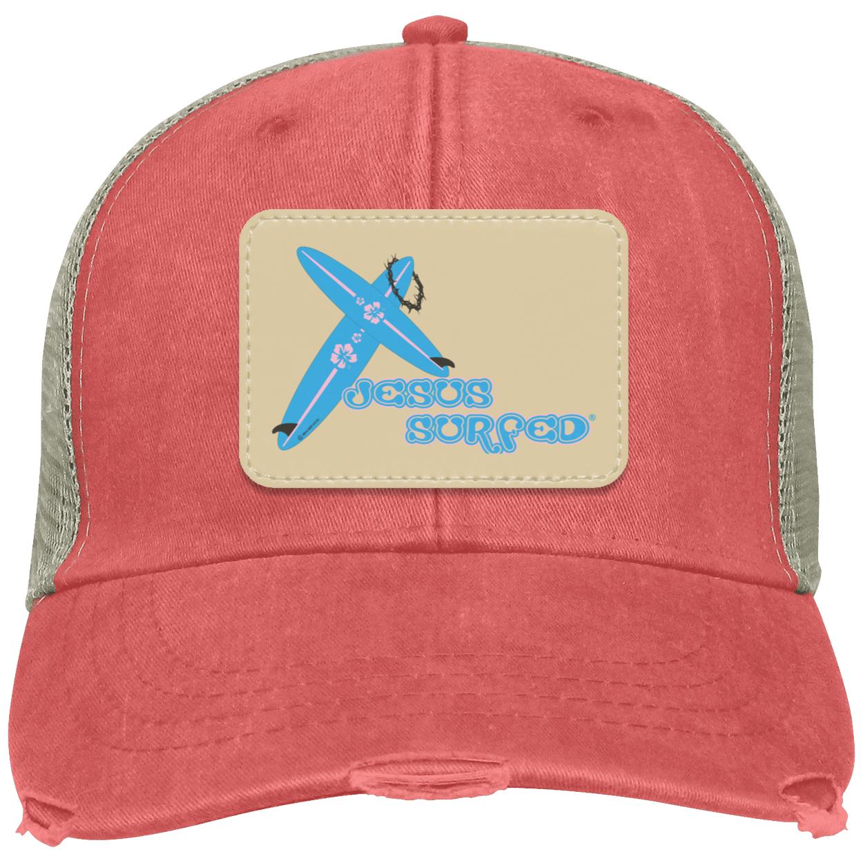Crossboards - Distressed Ollie Cap - Rectangle Patch - Jesus Surfed Apparel Co.