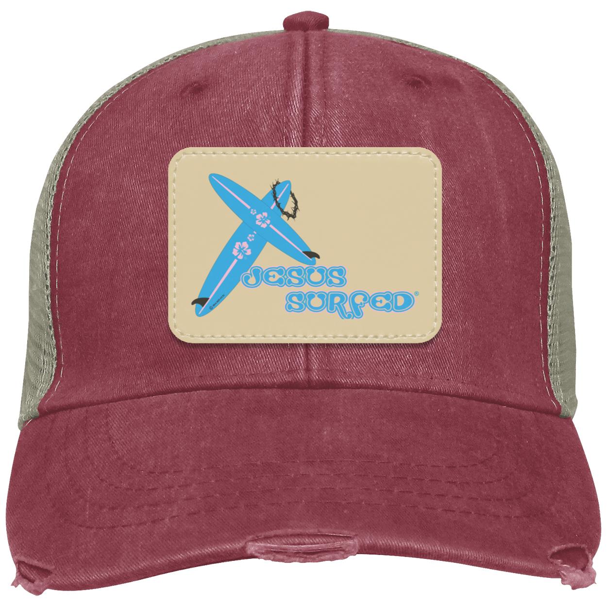 Crossboards - Distressed Ollie Cap - Rectangle Patch - Jesus Surfed Apparel Co.