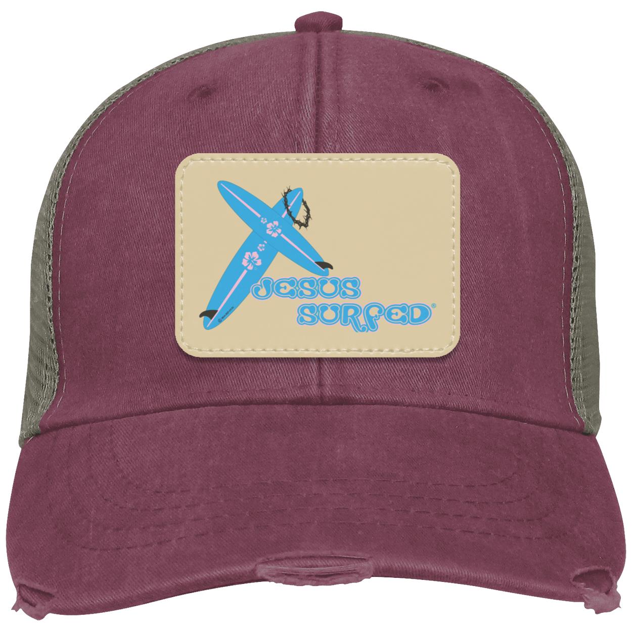 Crossboards - Distressed Ollie Cap - Rectangle Patch - Jesus Surfed Apparel Co.